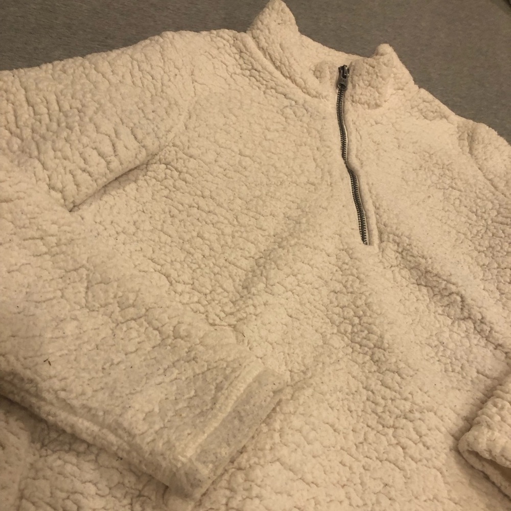 Abercrombie & Fitch Fuzzy Sherpa Jacket - Picture 4 of 5